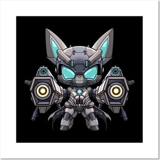 Robotic Defender - Batman Chibi Posters and Art